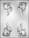 3D Med Chubby Easter Bunny Chocolate Mould